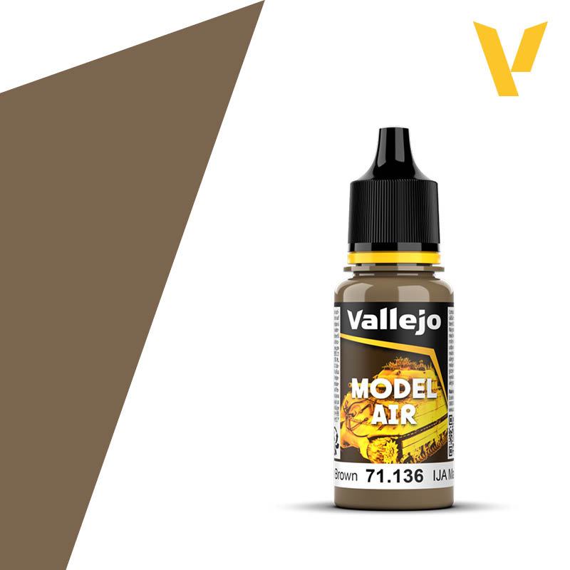 Vallejo Model Air Color 17ml IJA Earth Brown
