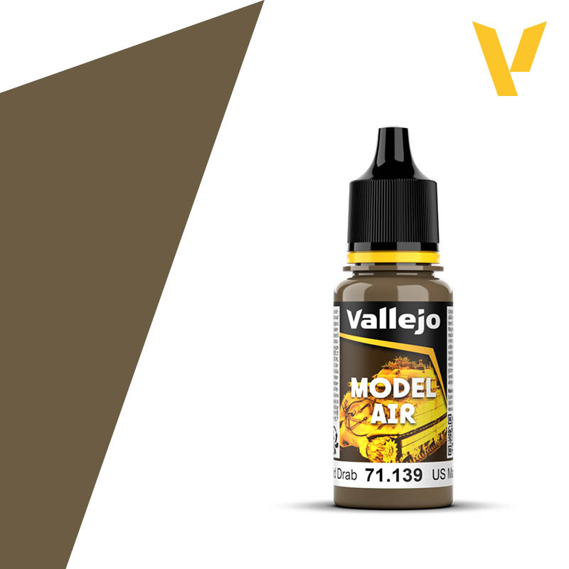Vallejo Model Air Color 17ml US Field Drab