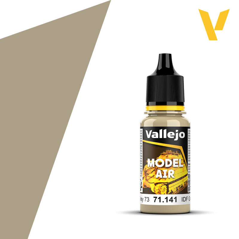 Vallejo Model Air Color 17ml IDF Sand Grey 73