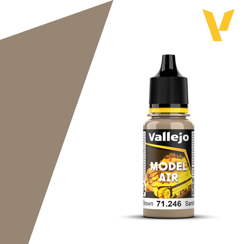 Vallejo Model Air Color 17ml Yellow Brown