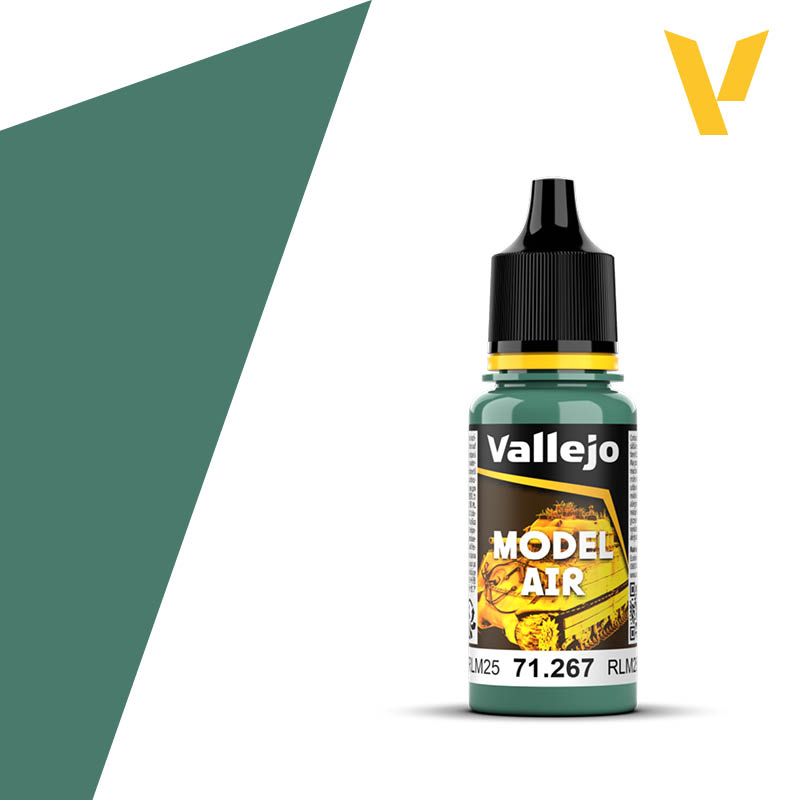 Vallejo Model Air Color 17ml Light Green RLM25