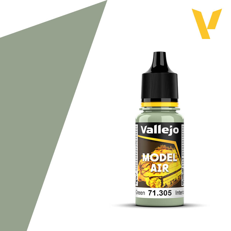Vallejo Model Air Color 17ml Interior Grey Green