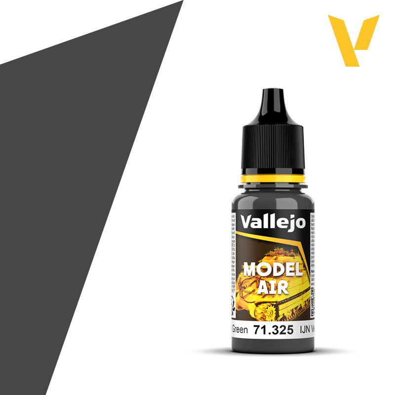 Vallejo Model Air Color 17ml IJN Dark Black Green