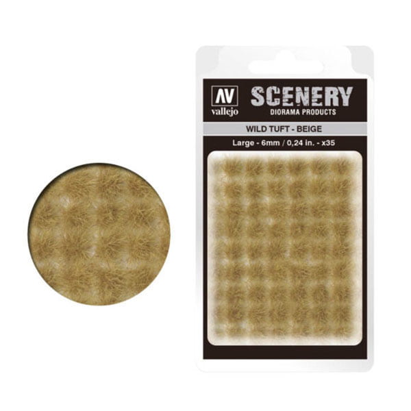 Vallejo Wild Tuft Dense Beige Large 6mm (35)