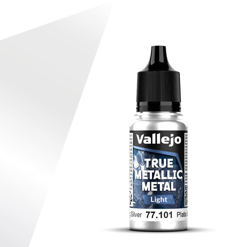 Vallejo True Metallic Metal Light 18ml Sterling Silver