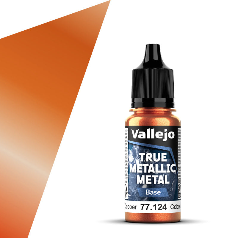 Vallejo True Metallic Metal Base 18ml Ancient Copper