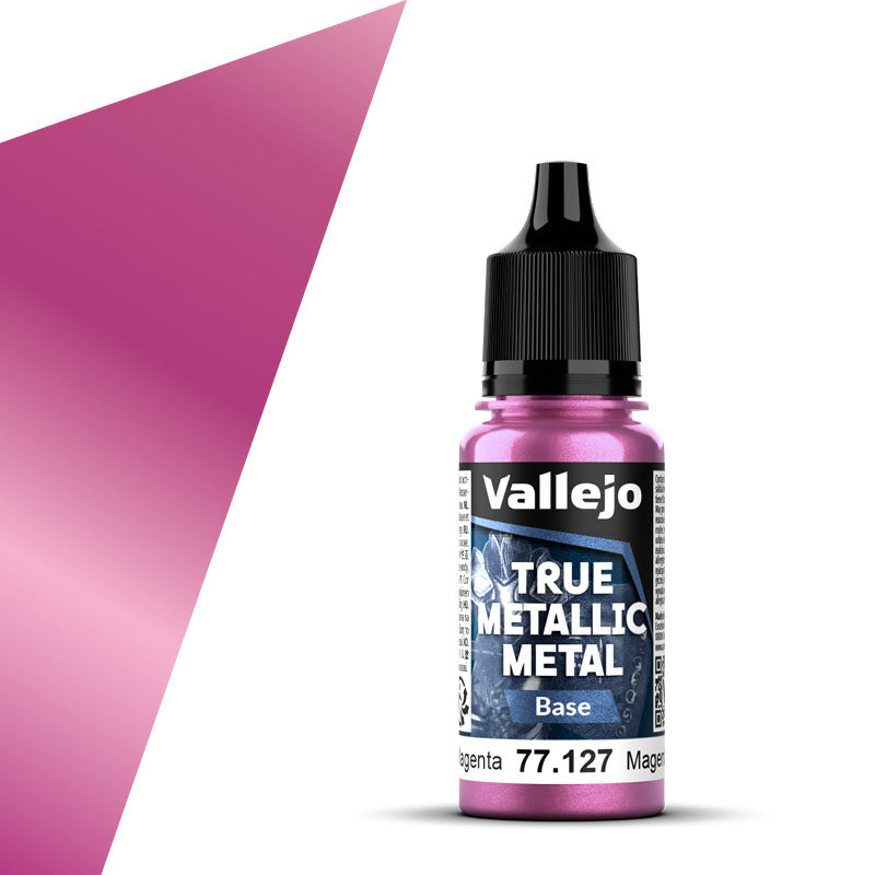 Vallejo True Metallic Metal Base 18ml Crimson Magenta
