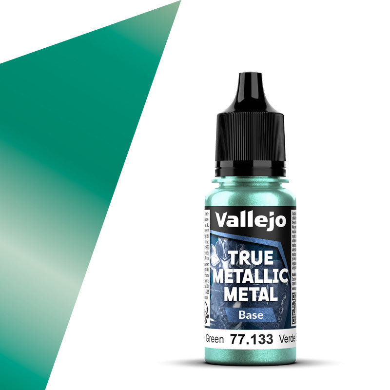 Vallejo True Metallic Metal Base 18ml Beetle Green