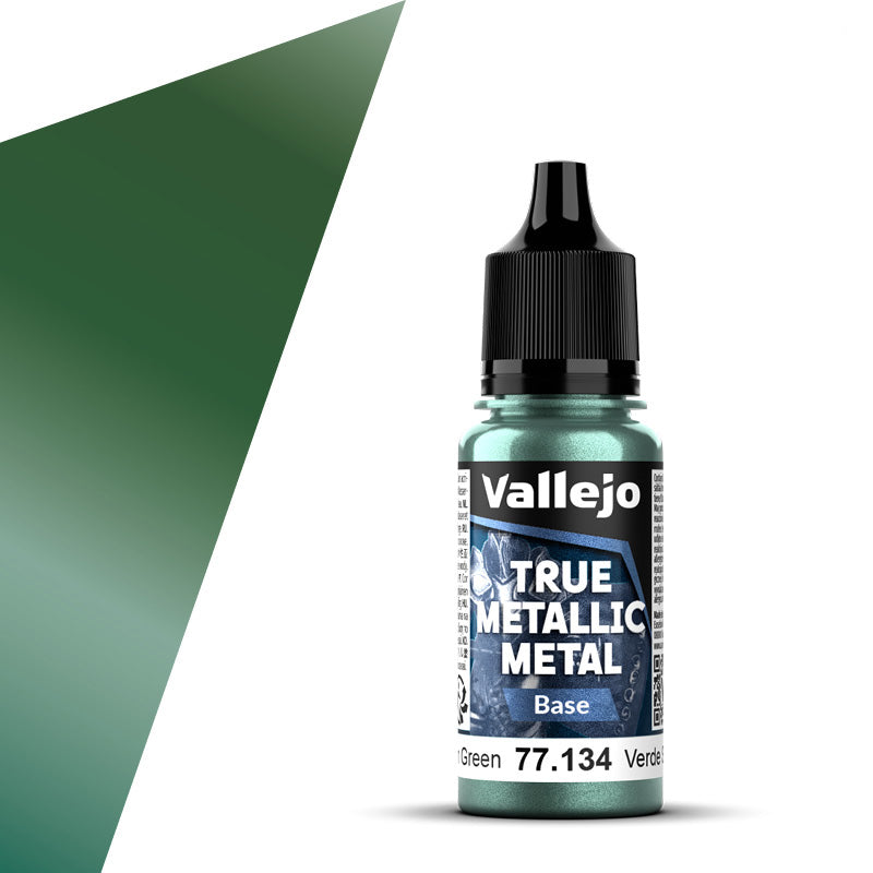 Vallejo True Metallic Metal Base 18ml Dusken Green