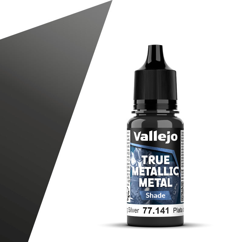 Vallejo True Metallic Metal Shade 18ml Sterling Silver