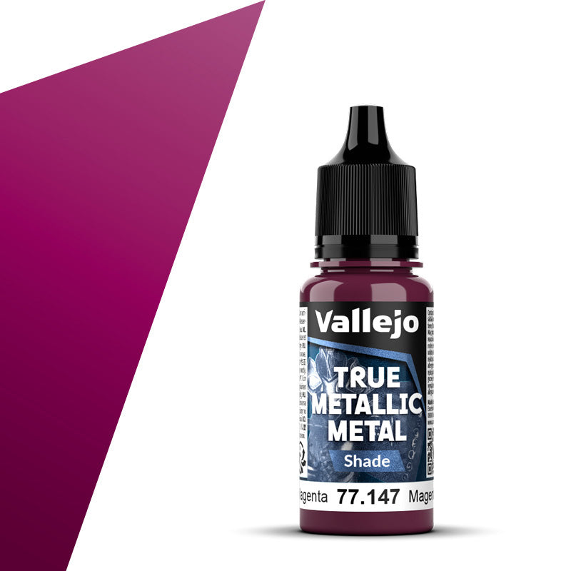 Vallejo True Metallic Metal Shade 18ml Crimson Magenta
