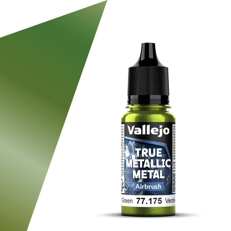 Vallejo True Metallic Metal Airbrush 18ml Amber Green