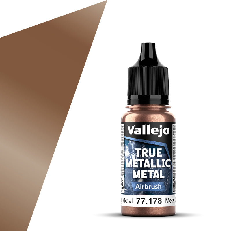 Vallejo True Metallic Metal Airbrush 18ml Rusty Metal