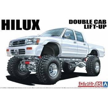 Aoshima 1/24 Toyota LN107 Hilux Pickup Double Cab Lift Up '94