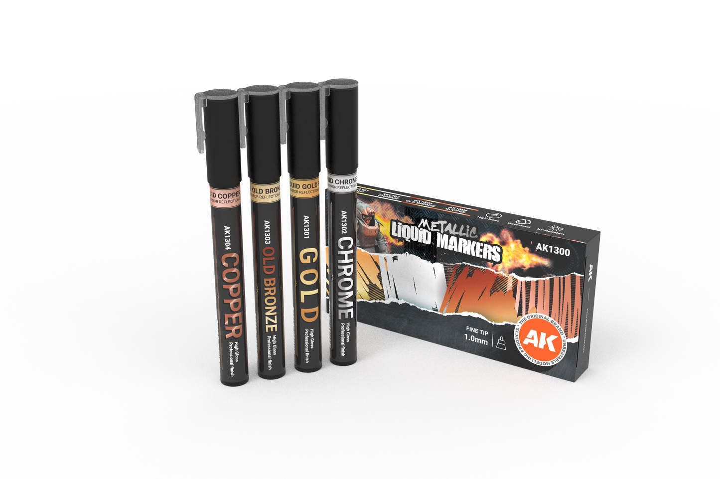 AK Interactive METALLIC MARKERS