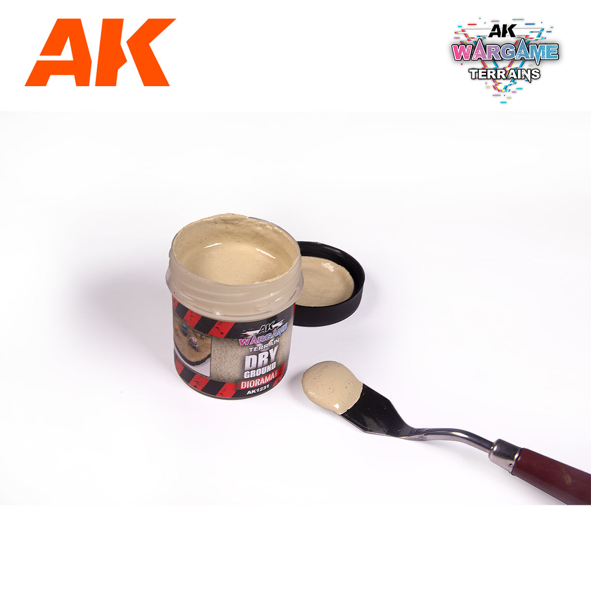AK Interactive Terrains Dry Ground - 100ml (Acrylic)