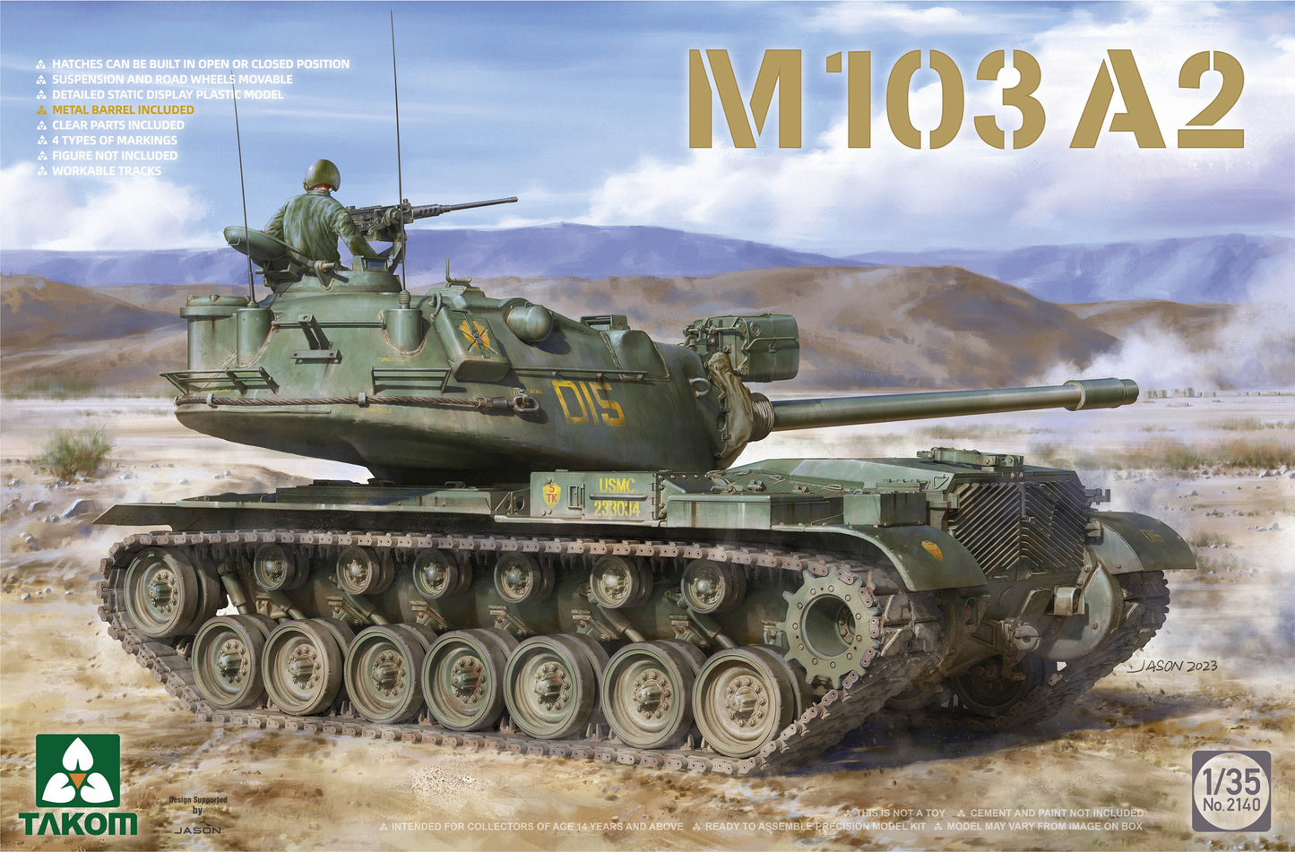 Takom 1/35 M103 A2 Heavy Tank