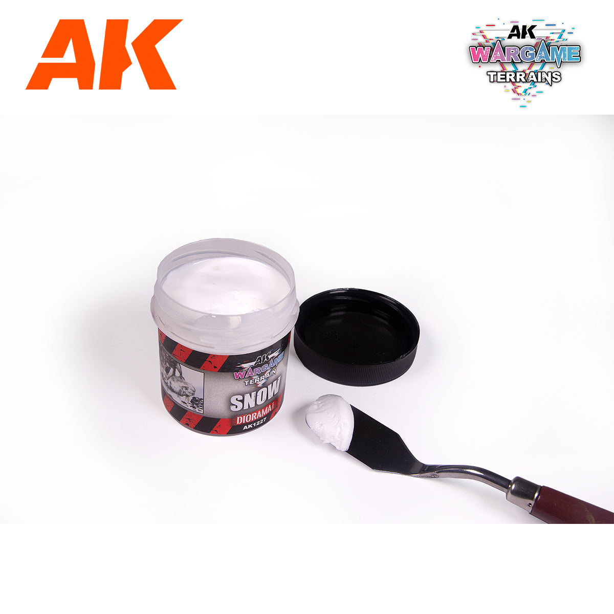AK Interactive Terrains Snow - 100ml (Acrylic)