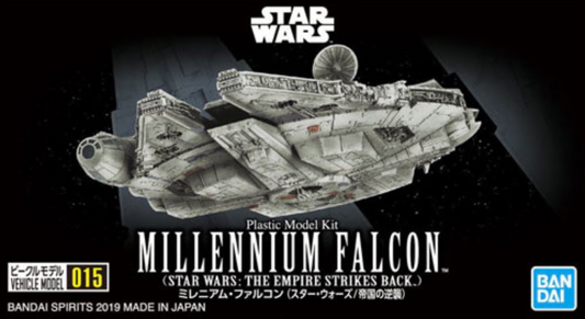 Bandai 0015 Millennium Falcon (Empire Strikes Back Ver.) 'Star Wars', Bandai Star Wars Vehicle Plastic 1/350 Model