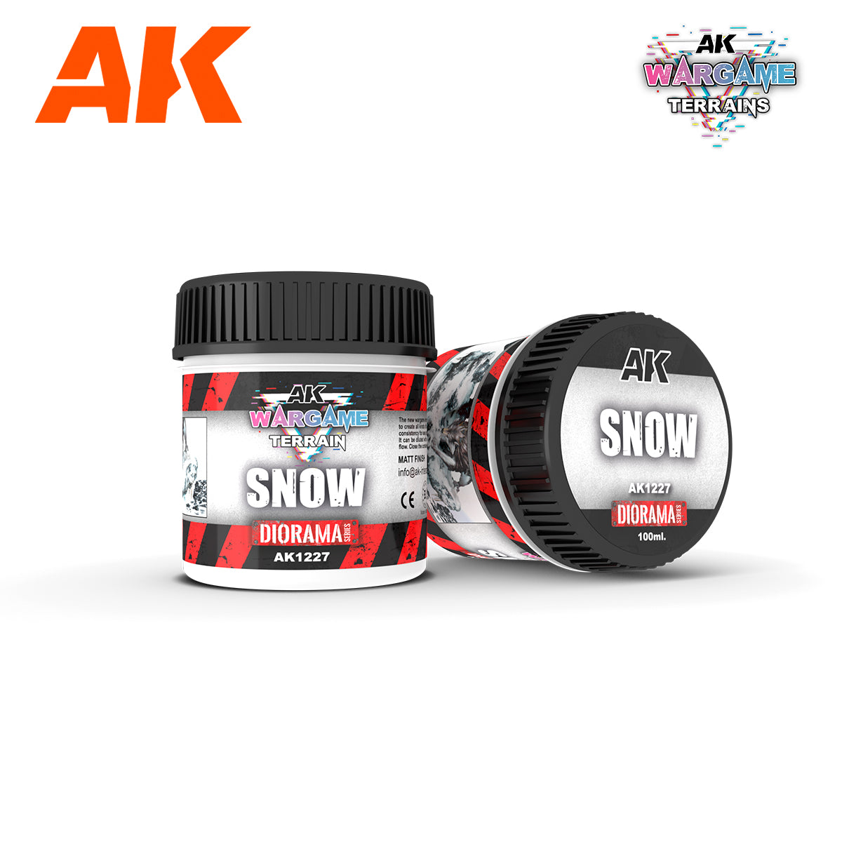 AK Interactive Terrains Snow - 100ml (Acrylic)