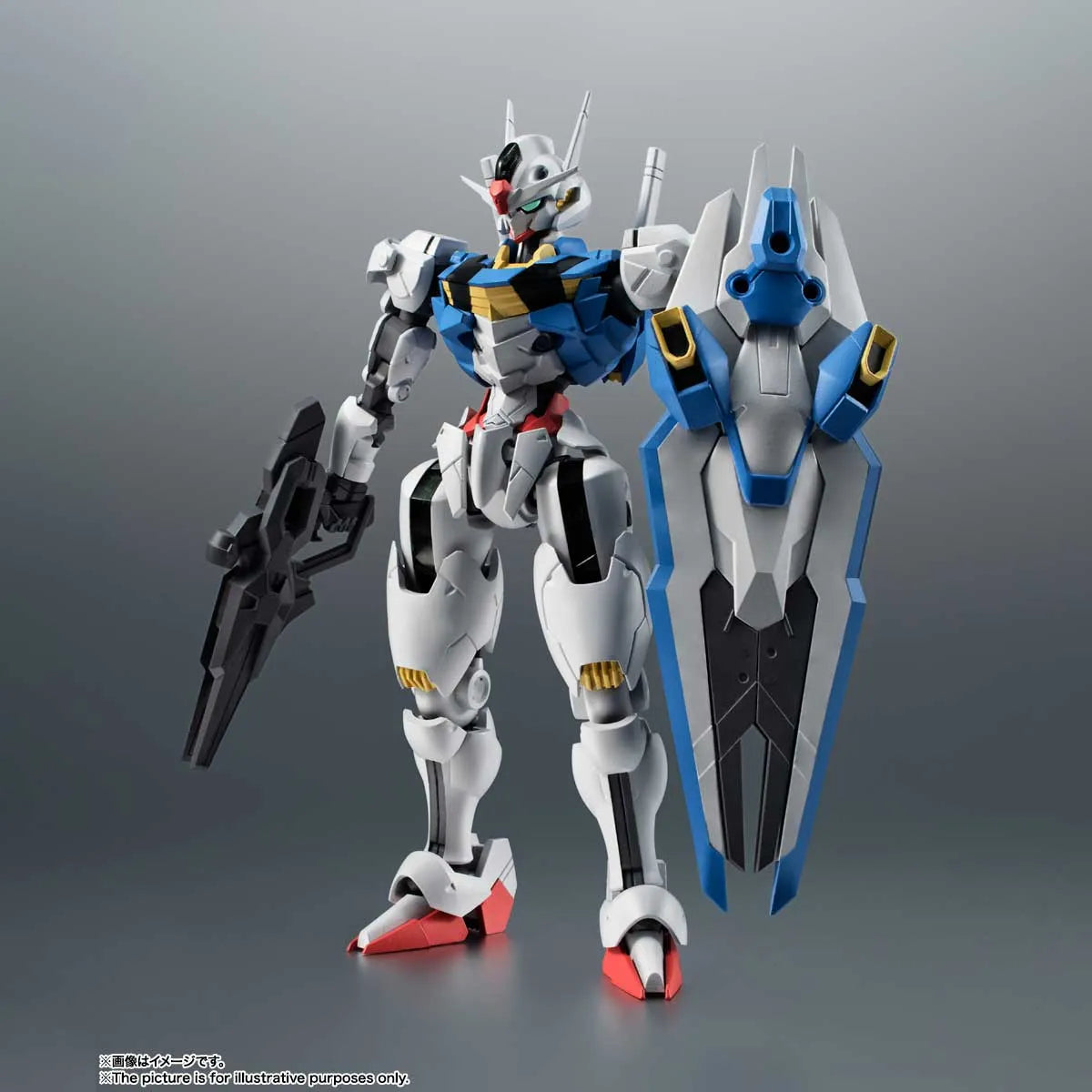 Bandai Spirits Robot Spirits Figurine ＜Side MS＞Gundam Aerial Ver.A.N.I.M.E. "Mobile Suit Gundam: The Witch From Mercury"