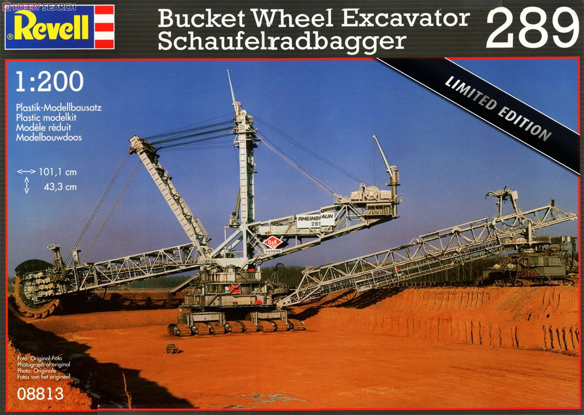 Revell 1/200 Bucket Wheel Excavator Schaufelradbagger 289 limited edition