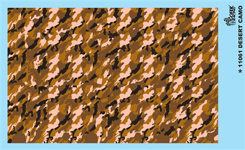 Gofer Racing 1/24-1/25 Desert Camo Decals Sheet