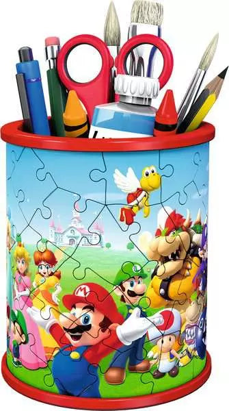 RAVENSBURGER 57PC - 3D PUZZLE - SUPER MARIO PENCIL CUP