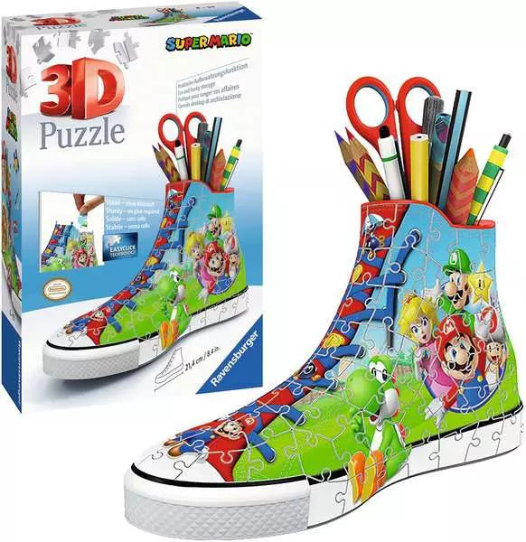 RAVENSBURGER 112PC - 3D PUZZLE - SUPER MARIO SNEAKER