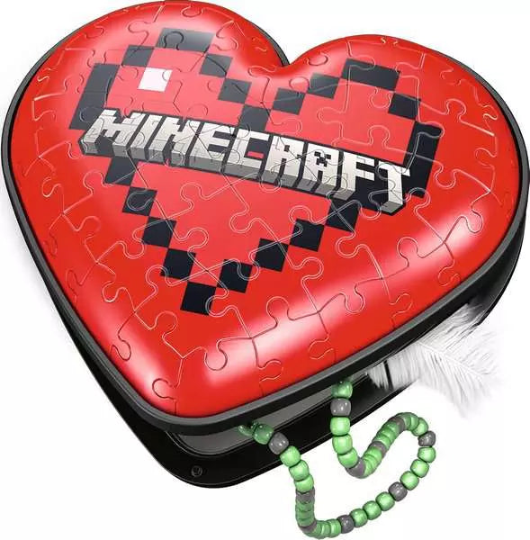 RAVENSBURGER 54PC - 3D PUZZLE - MINECRAFT HEART