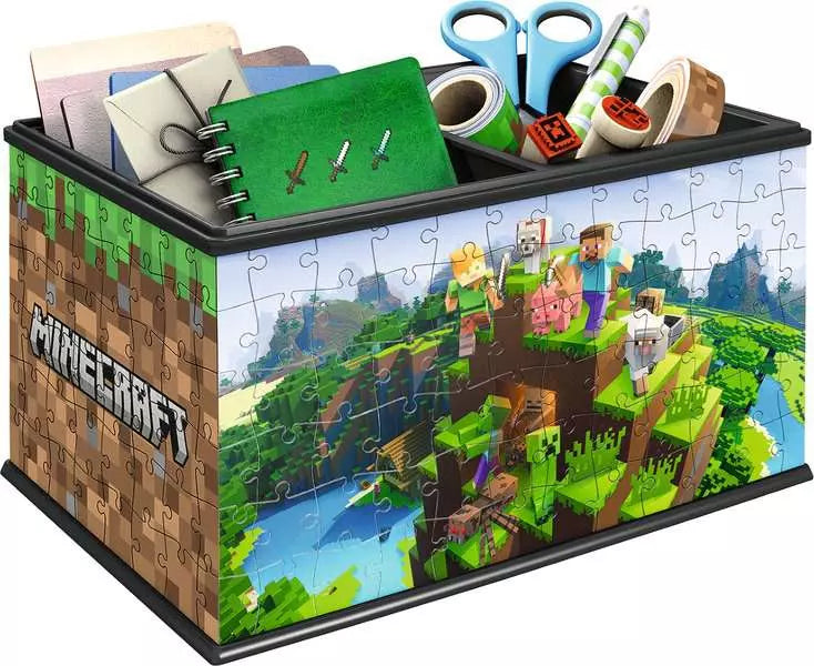 RAVENSBURGER 223PC - 3D PUZZLE - MINECRAFT STORAGE BOX