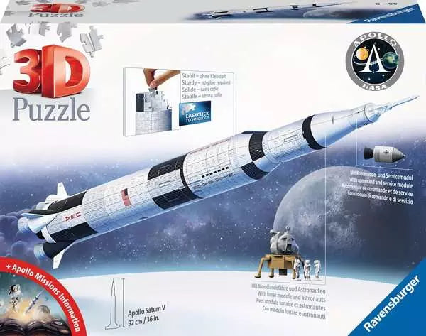 RAVENSBURGER 3D - APOLLO SATURN V ROCKET