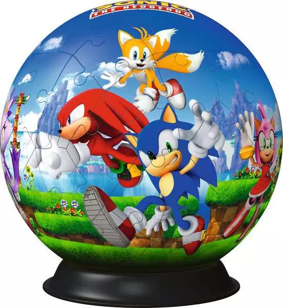 RAVENSBURGER 72PC - 3D PUZZLE - SONIC THE HEDGEHOG PUZZLE BALL