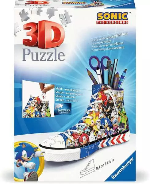 RAVENSBURGER 112PC - 3D PUZZLE - SONIC THE HEDGEHOG SNEAKER