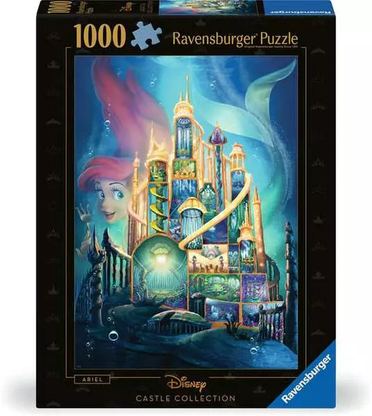 RAVENSBURGER 1000PC - DISNEY CASTLES - ARIEL