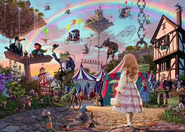 RAVENSBURGER 1000PC - LOOK AND FIND - ENCHANTED CIRCUS