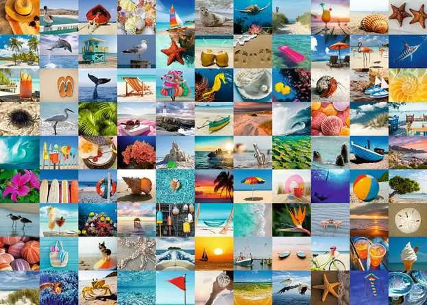 RAVENSBURGER 1000PC - 99 SEASIDE MOMENTS