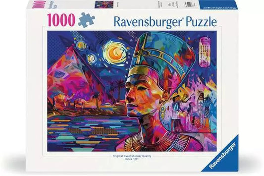 RAVENSBURGER 1000PC - NEFERTITI ON THE NILE
