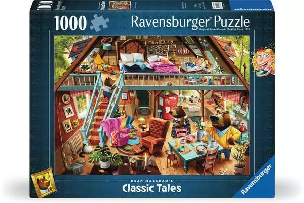 RAVENSBURGER 1000PC - GOLDILOCKS GETS GAUGHT!