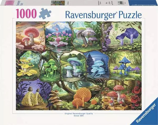 RAVENSBURGER 1000PC - BEAUTIFUL MUSHROOMS