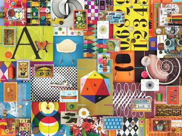 RAVENSBURGER 1500PC - EAMES HOUSE OF CARDS