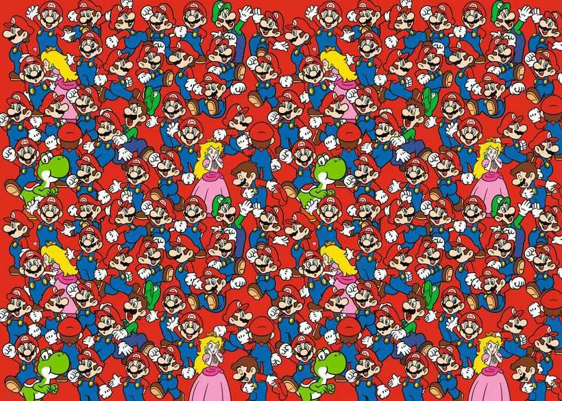 RAVENSBURGER - 1000pc - SPER MARIO BROS CHALLENGE