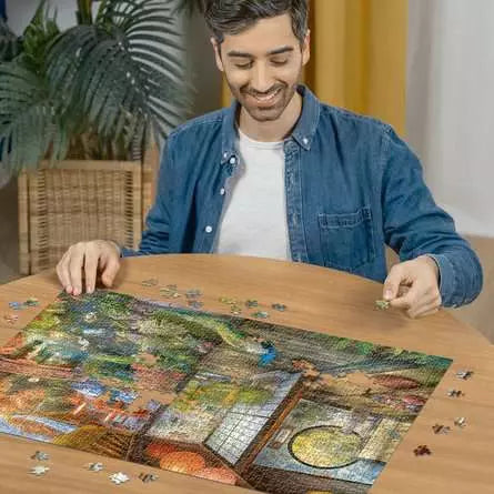 RAVENSBURGER 1000PC - KYOTO JAPANESE GARDEN TEAHOUSE