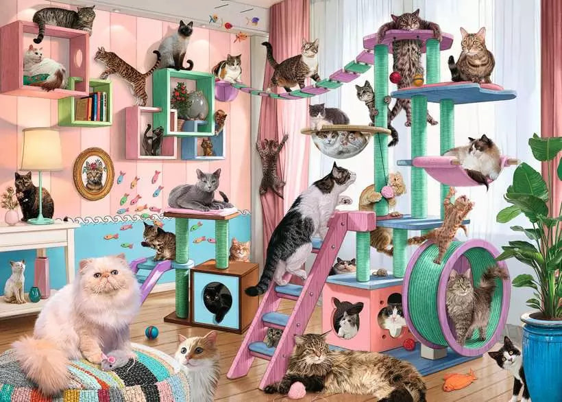 RAVENSBURGER 1000pc - CAT TREE HEAVEN