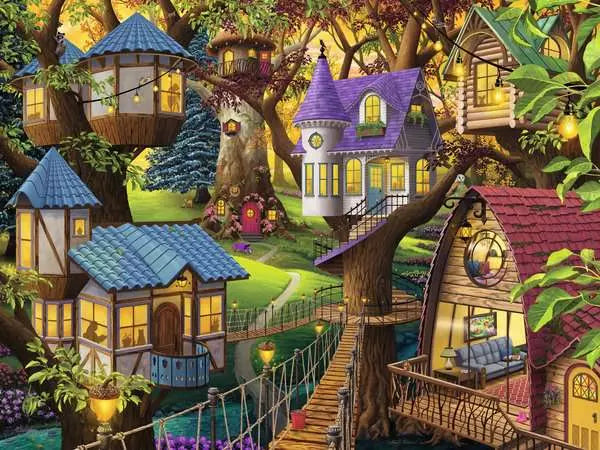 RAVENSBURGER 1500PC - TWILIGHT IN THE TREETOPS
