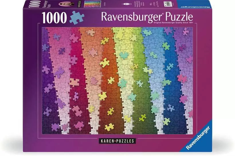RAVENSBURGER - 1000pc - COLORS ON COLORS