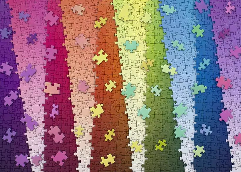RAVENSBURGER - 1000pc - COLORS ON COLORS