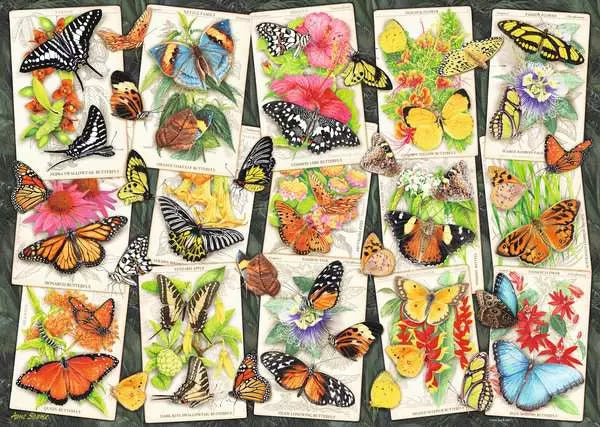RAVENSBURGER 1000PC - TROPICAL BUTTERFLIES