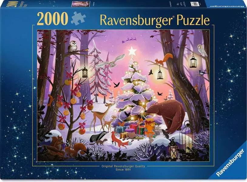 RAVENSBURGER 2000PC - CHRISTMAS IN THE WOODS