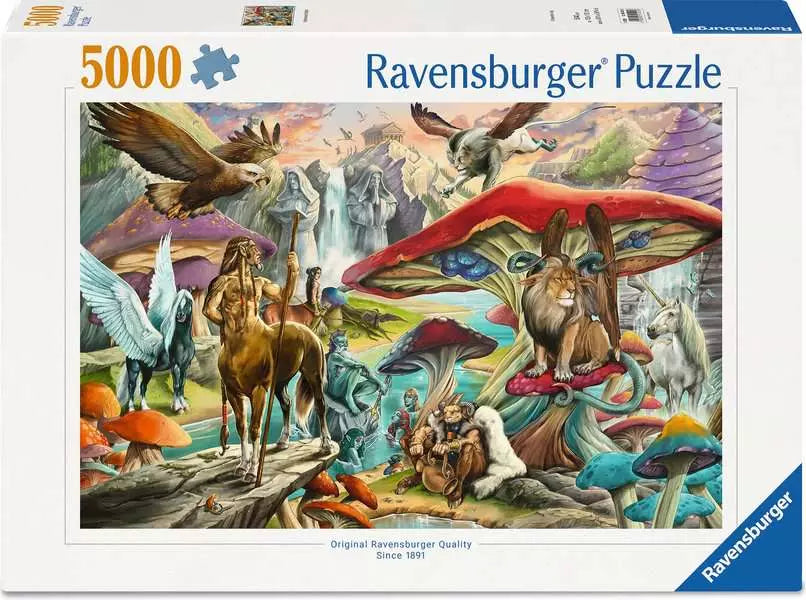 RAVENSBURGER 5000PC - MUSHROOMS & MYTHS